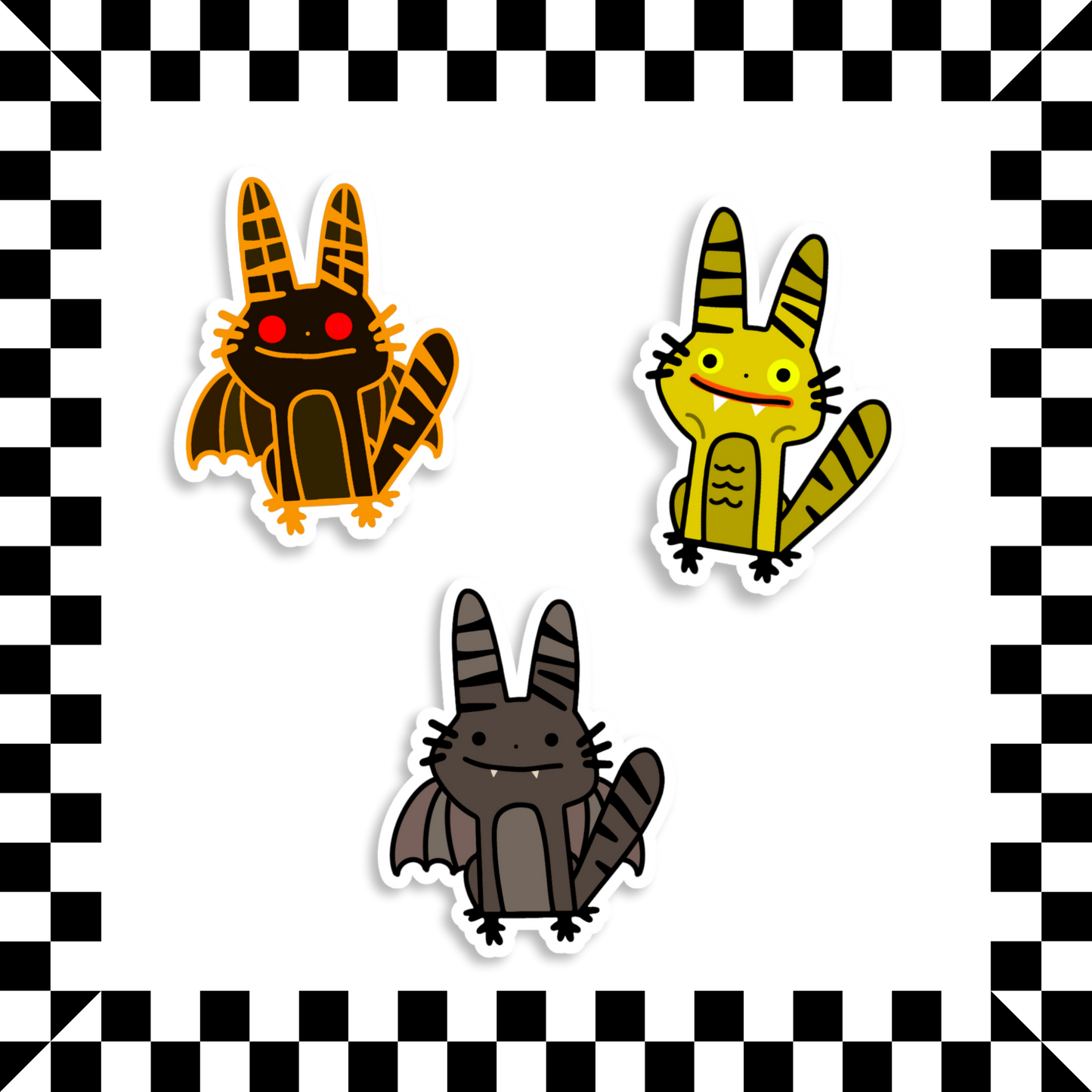 MINI COSTUME CAT STICKER SET