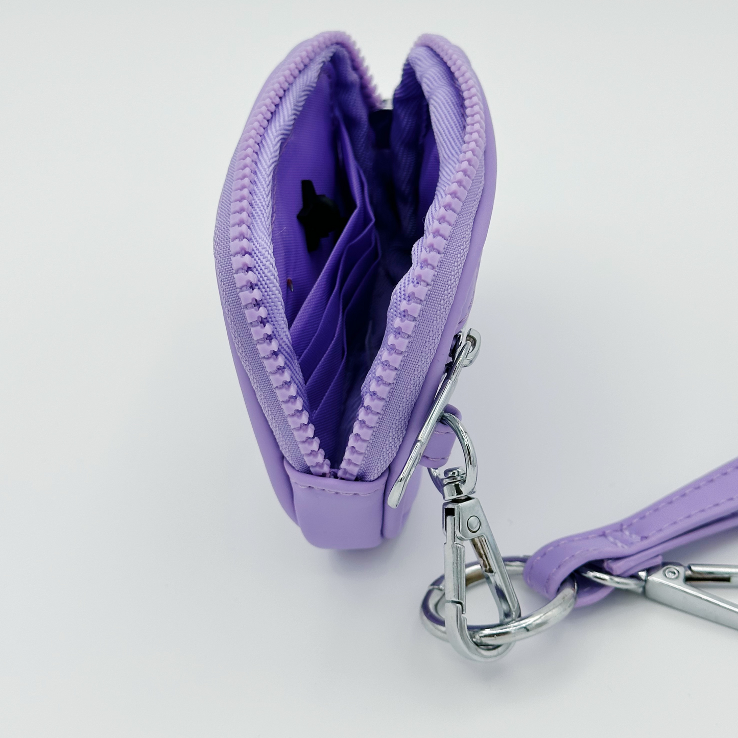 LIGHT PURPLE PIN WRISTLET WALLET