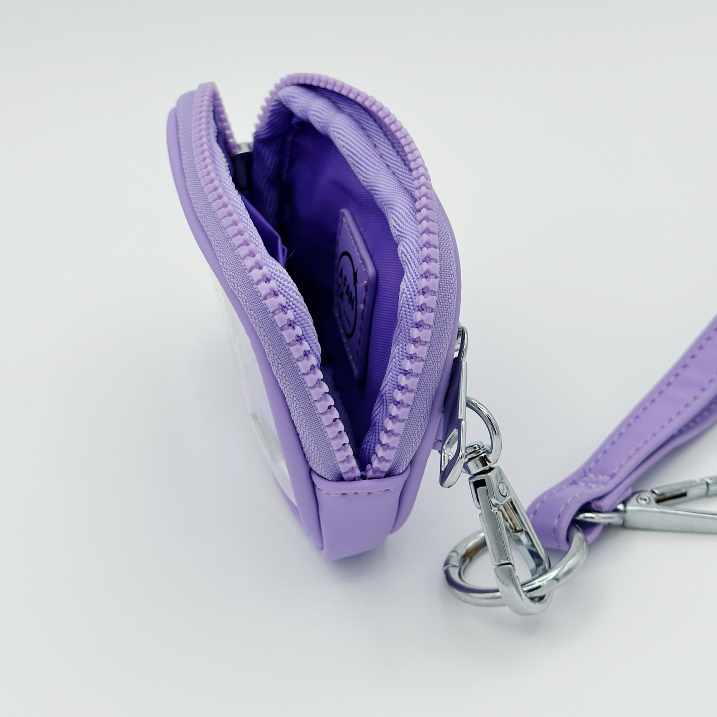 LIGHT PURPLE PIN WRISTLET WALLET