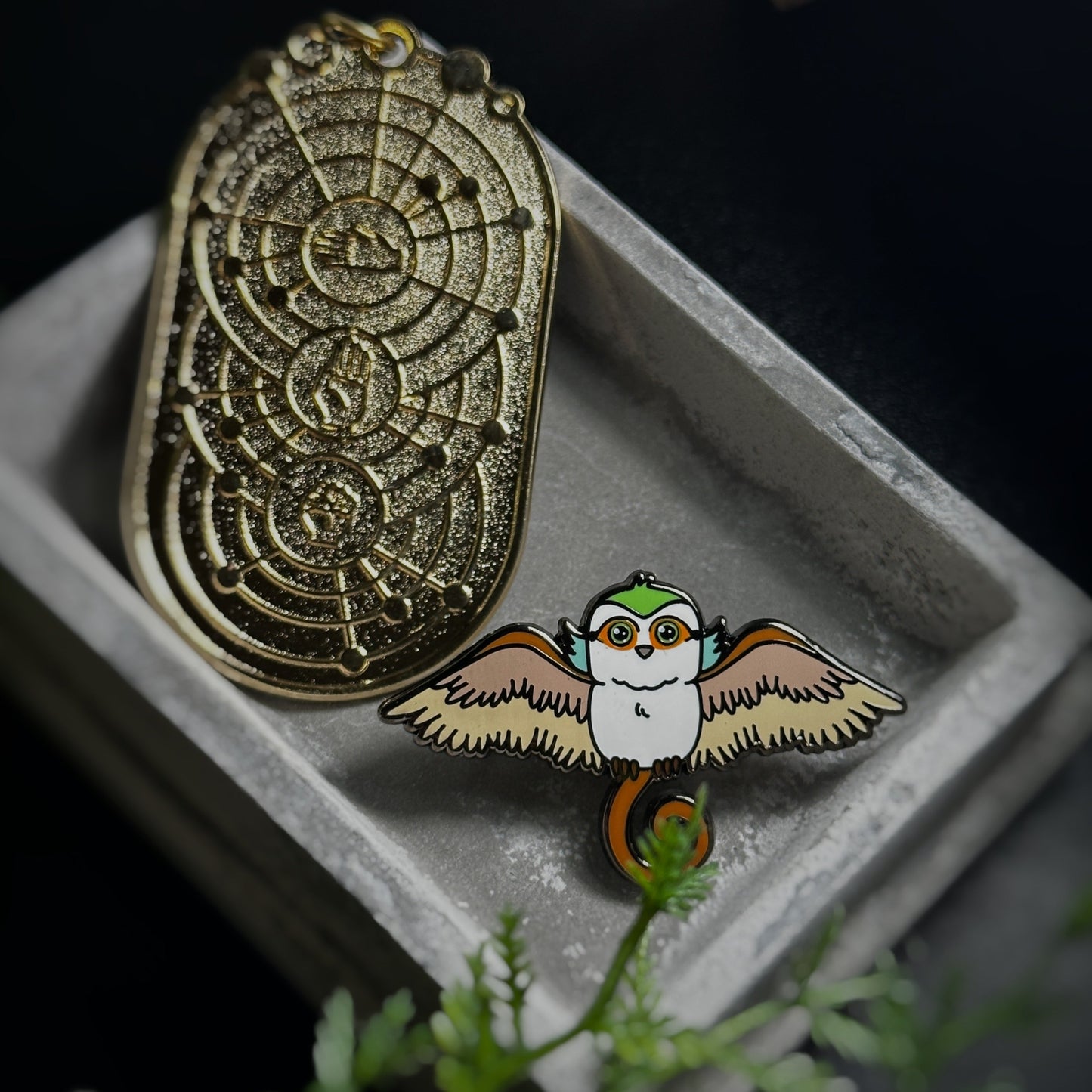 FEATHERED GUARDIAN PIN