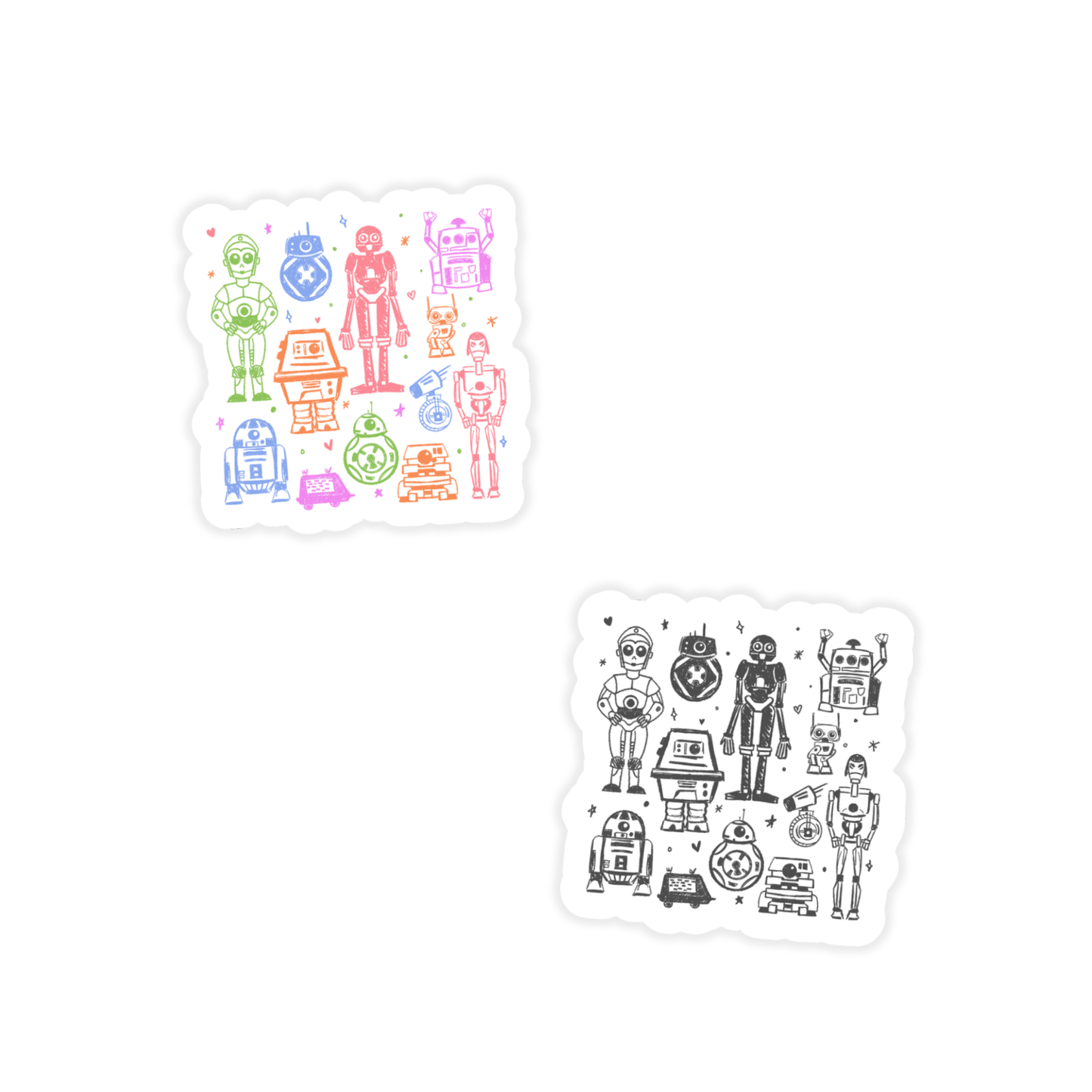 DROIDIE DOODLE STICKERS