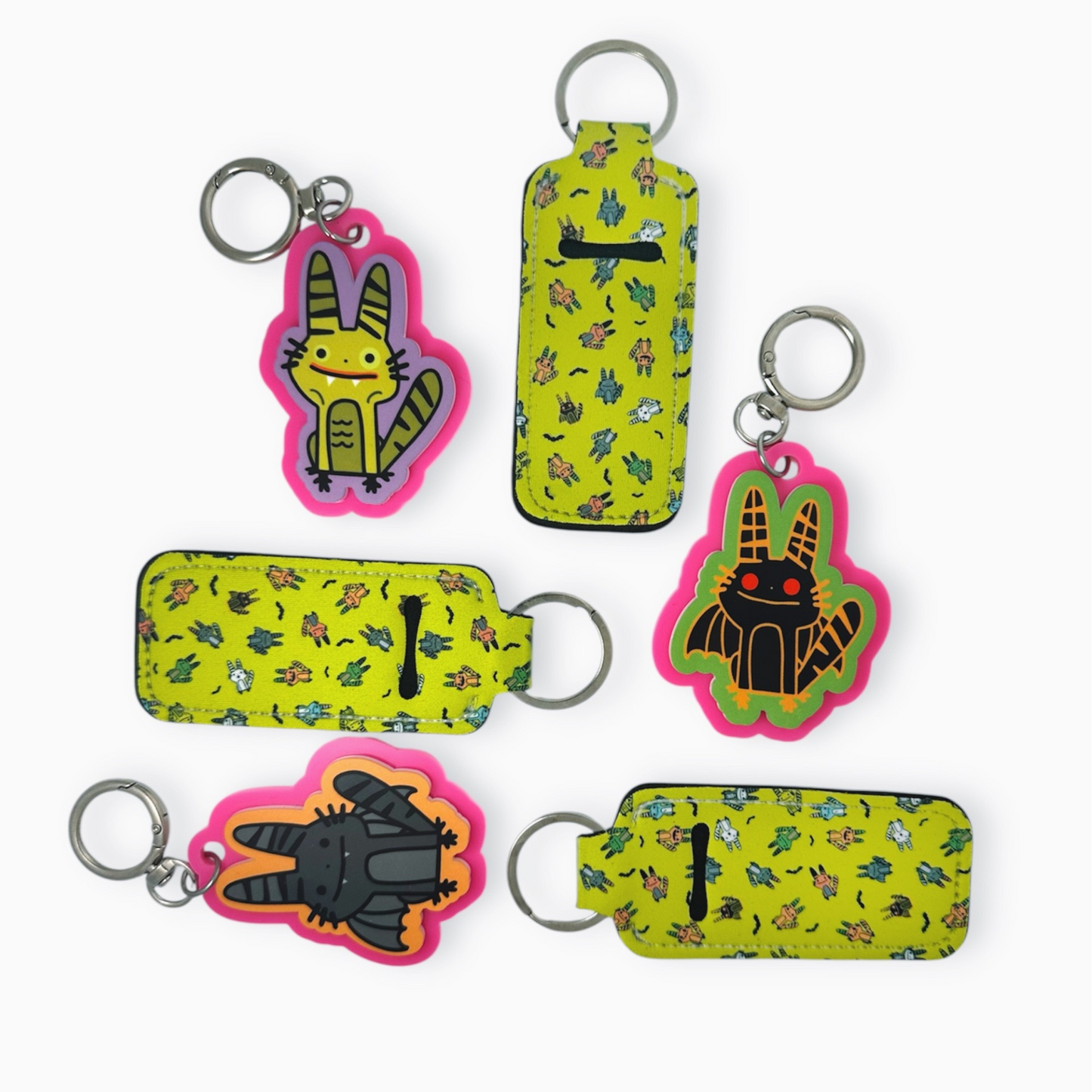 COSTUME CAT PATTERN CHAPSTICK HOLDER