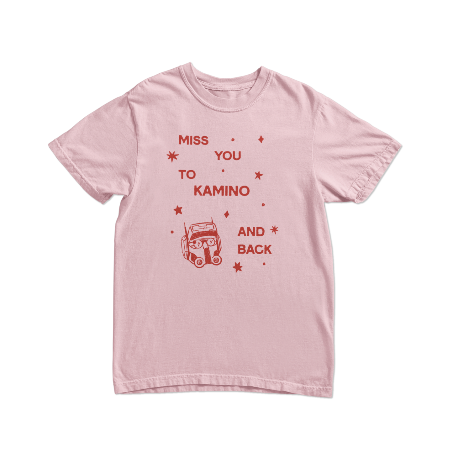 PINK KAMINO AND BACK TEE