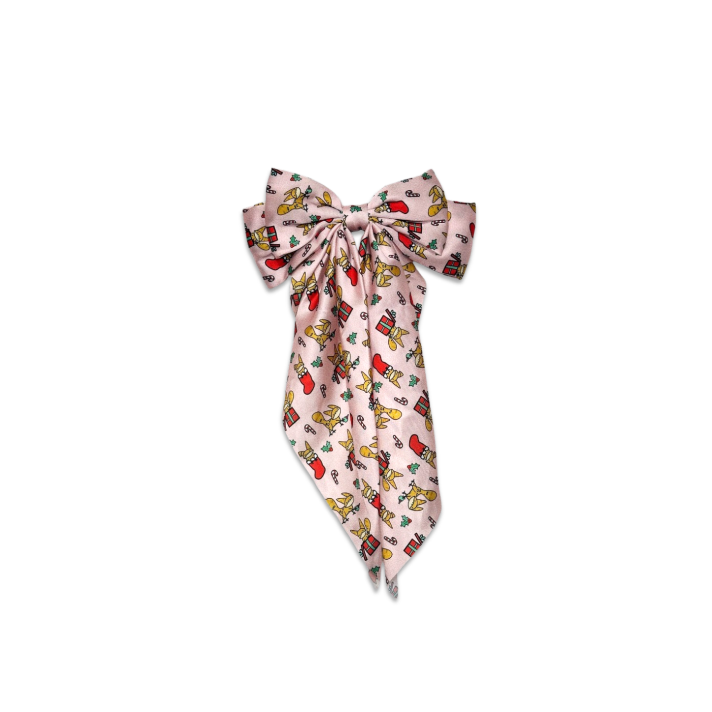 LOTHALIDAY CAT PATTERN HAIR BOW