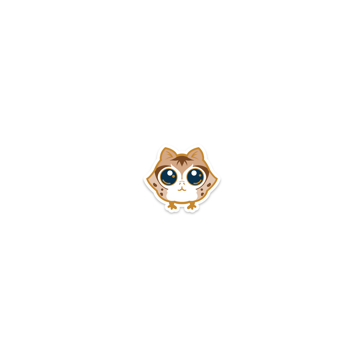 TAN MINI L0TH BALL MINI STICKER