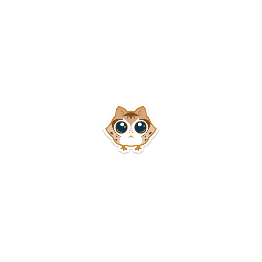 TAN MINI L0TH BALL MINI STICKER