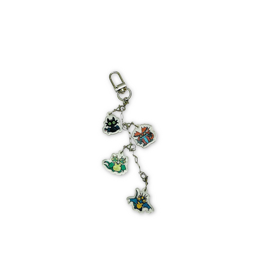 MINI DRAGON CHARMS + KEYCHAIN