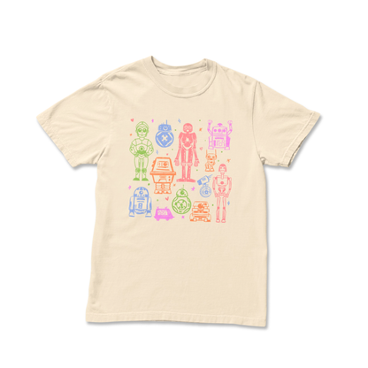 COLORFUL DROIDIE DOODLE TEE