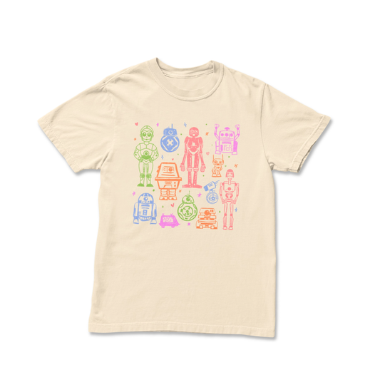 COLORFUL DROIDIE DOODLE TEE