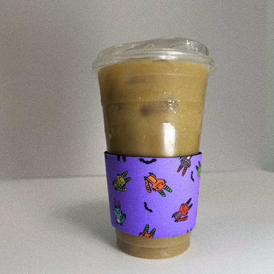 COSTUME CAT PATTERN KOOZIE SLEEVE