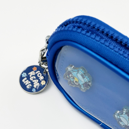 BLUE PIN WRISTLET WALLET BUNDLE