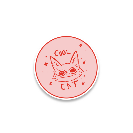 COOL CAT STICKER
