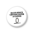 DAYS SINCE CRYING BUTTON
