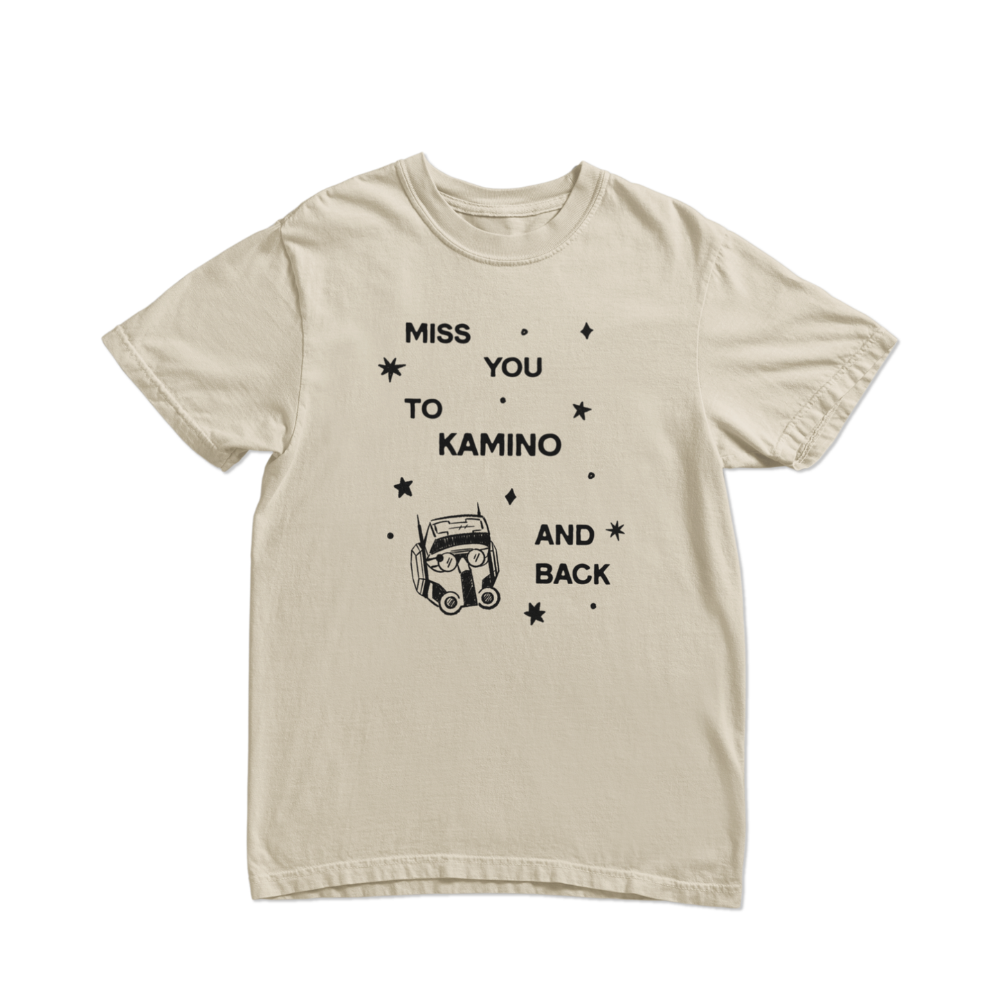 IVORY KAMINO AND BACK TEE