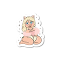 POP STAR PIG STICKER