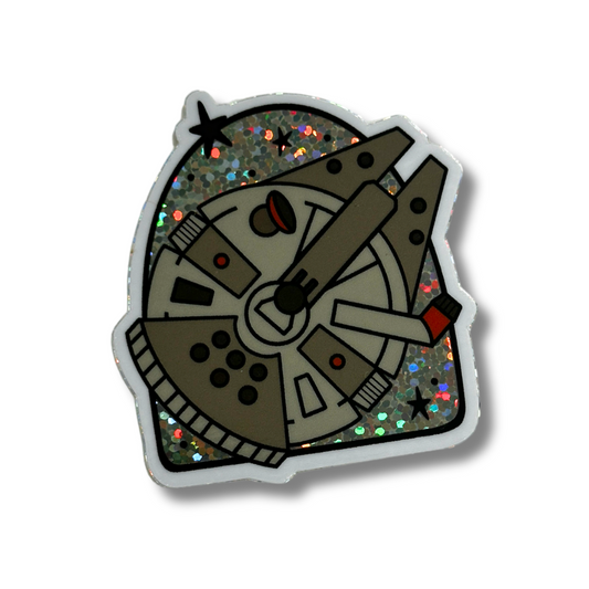 GLITTER FALCON STICKER