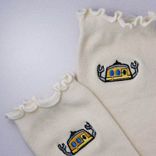 CHOP EMBROIDERED SOCKS