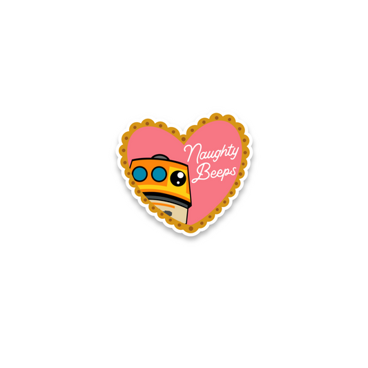 MINI NAUGHTY BEEP STICKER
