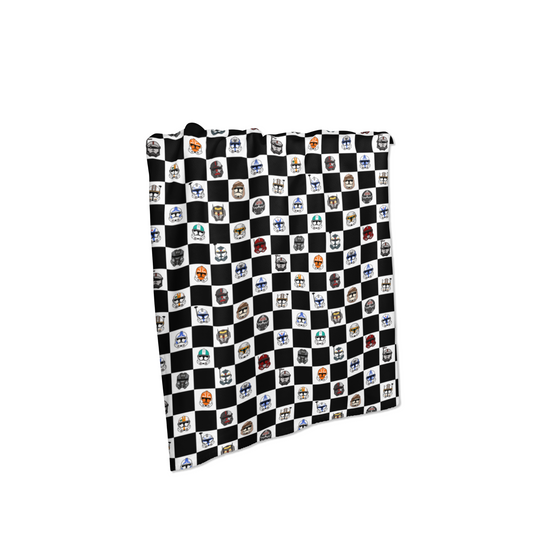 CLONE CHECKERED THROW BLANKET