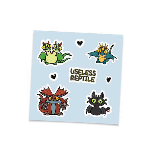 DRAGON STICKER SHEET
