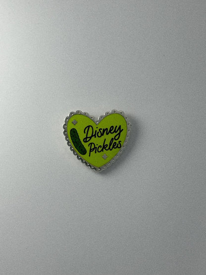 DIS PICKLE HEART PIN