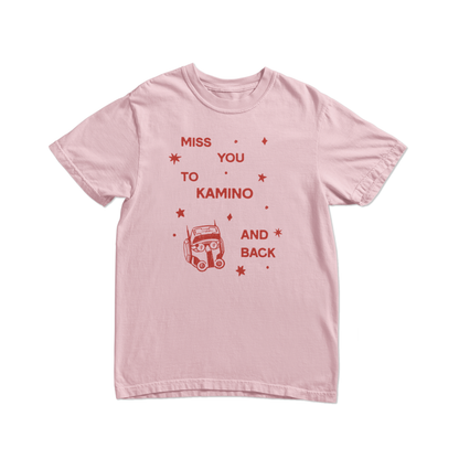 PINK KAMINO AND BACK TEE