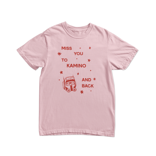 PINK KAMINO AND BACK TEE