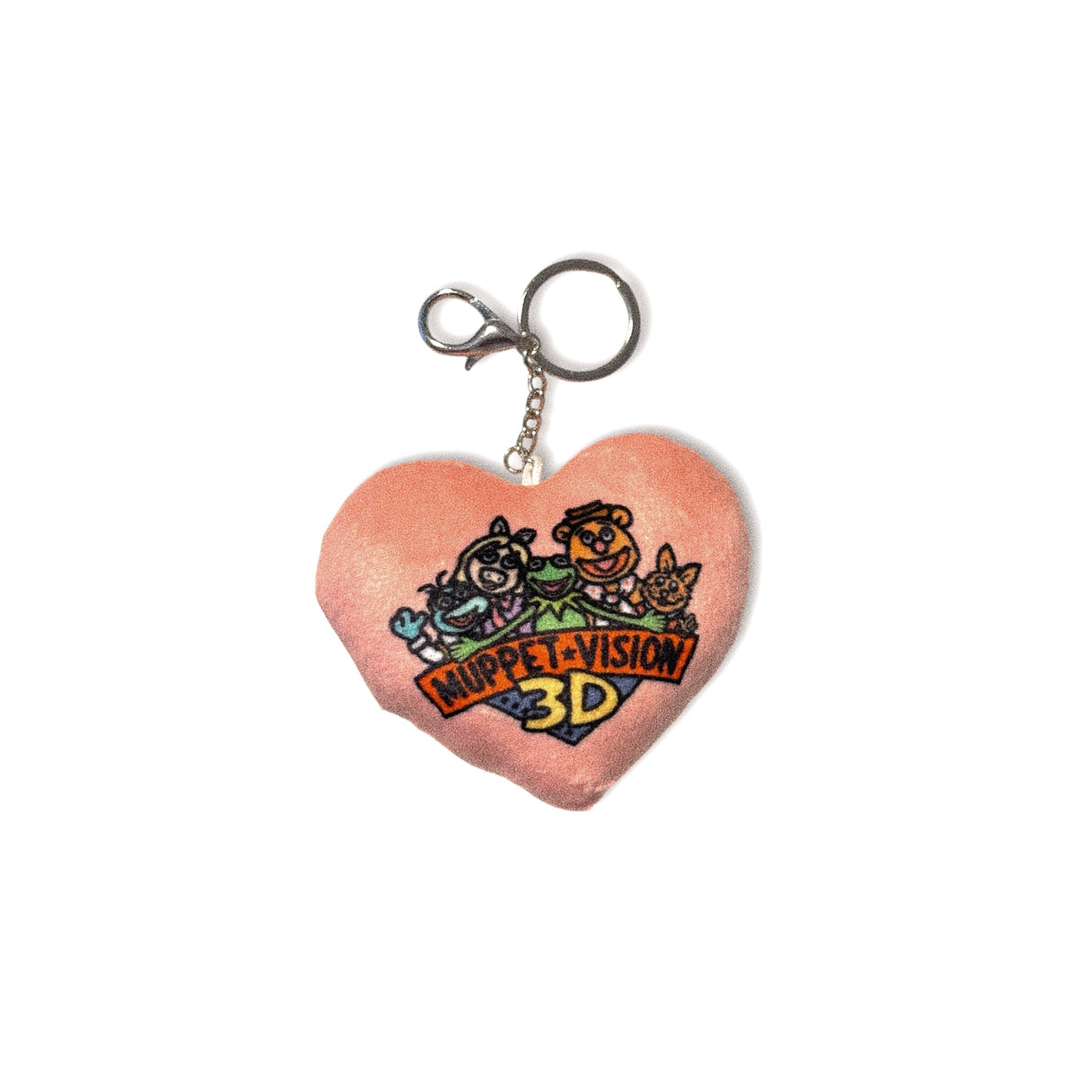3D HEART PLUSH KEYCHAIN