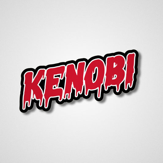 KENOBI STICKER  - 7.25INCH