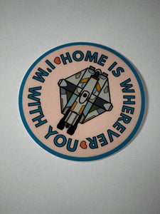 HOME WITH YOU STICKER