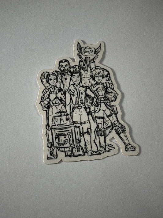 SKETCHED FAMILY STICKER