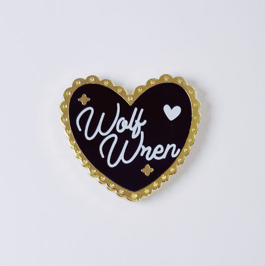 WOLFWREN HEART PIN