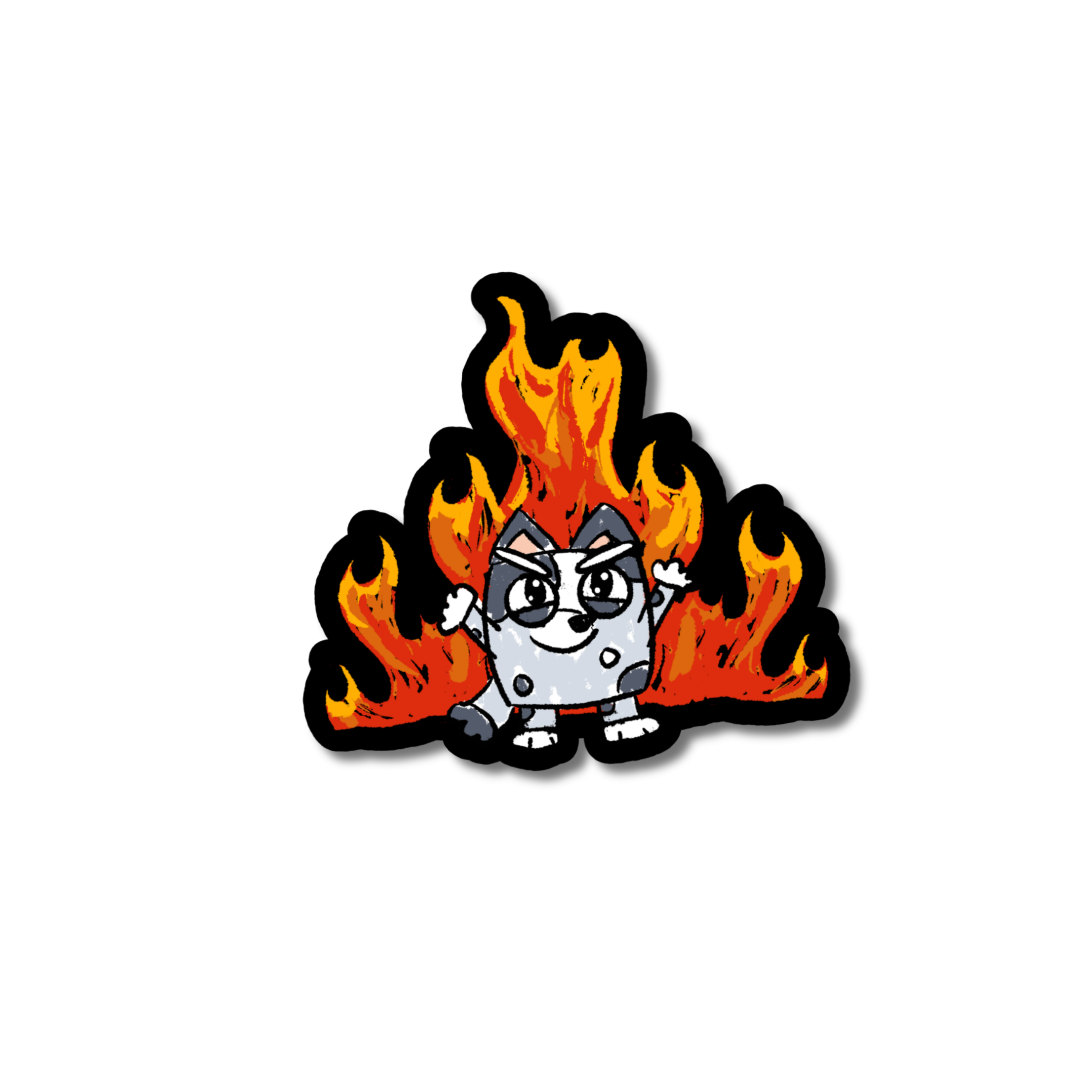 FIRE MUFFIN STICKER