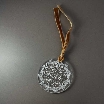 WREATH ACRYLIC ORNAMENT