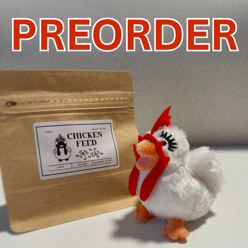 [PREORDER] CHICKEN PLUSH KEYCHAIN