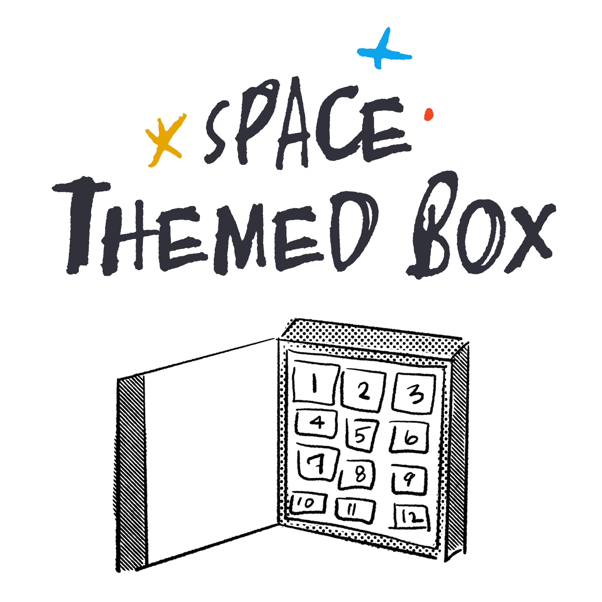 SPACE THEMED 12 DAY COUNT DOWN BOX [PREORDER]