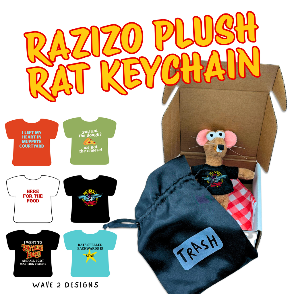 RAZIZO PLUSH RAT KEYCHAIN WAVE 2