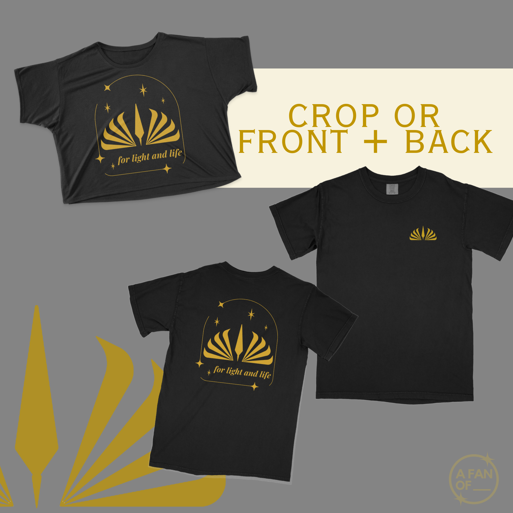 FOR LIGHT CROP /  TEE
