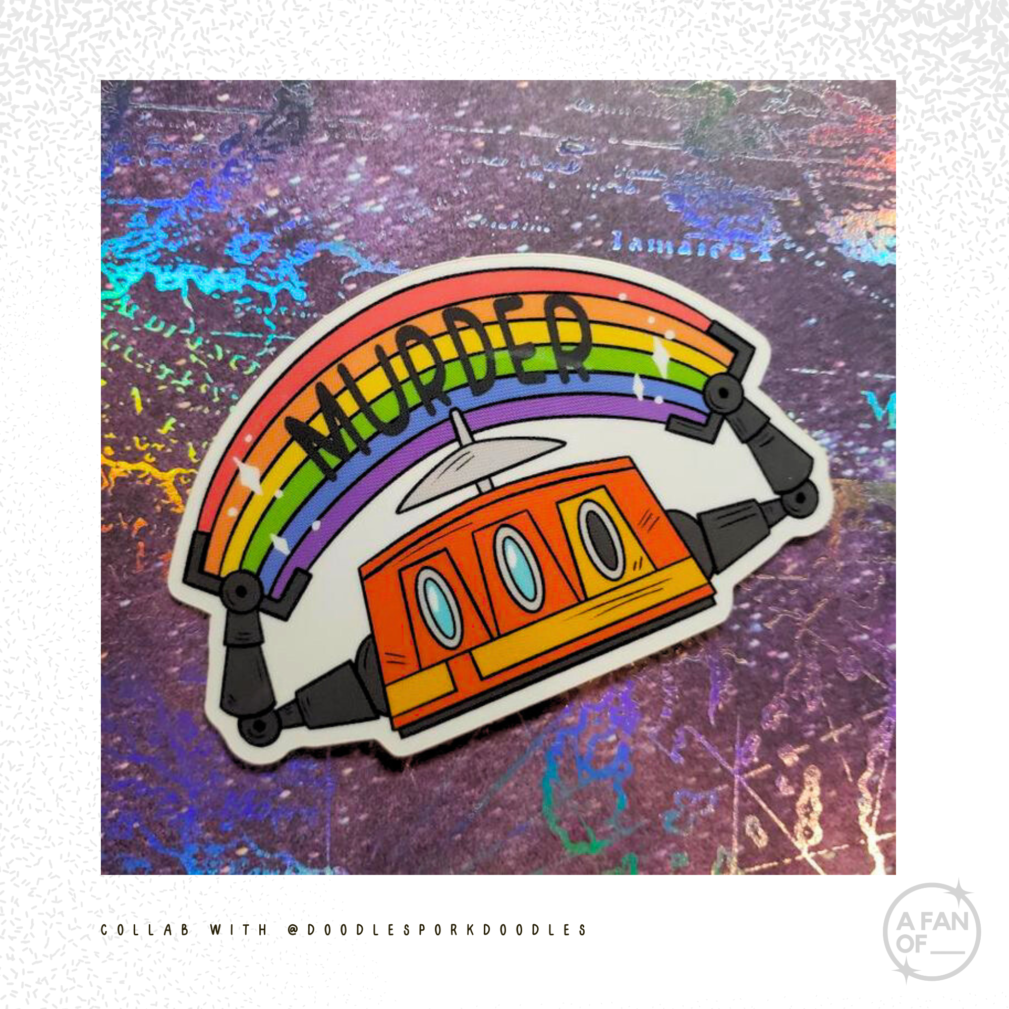 MURDER STICKER