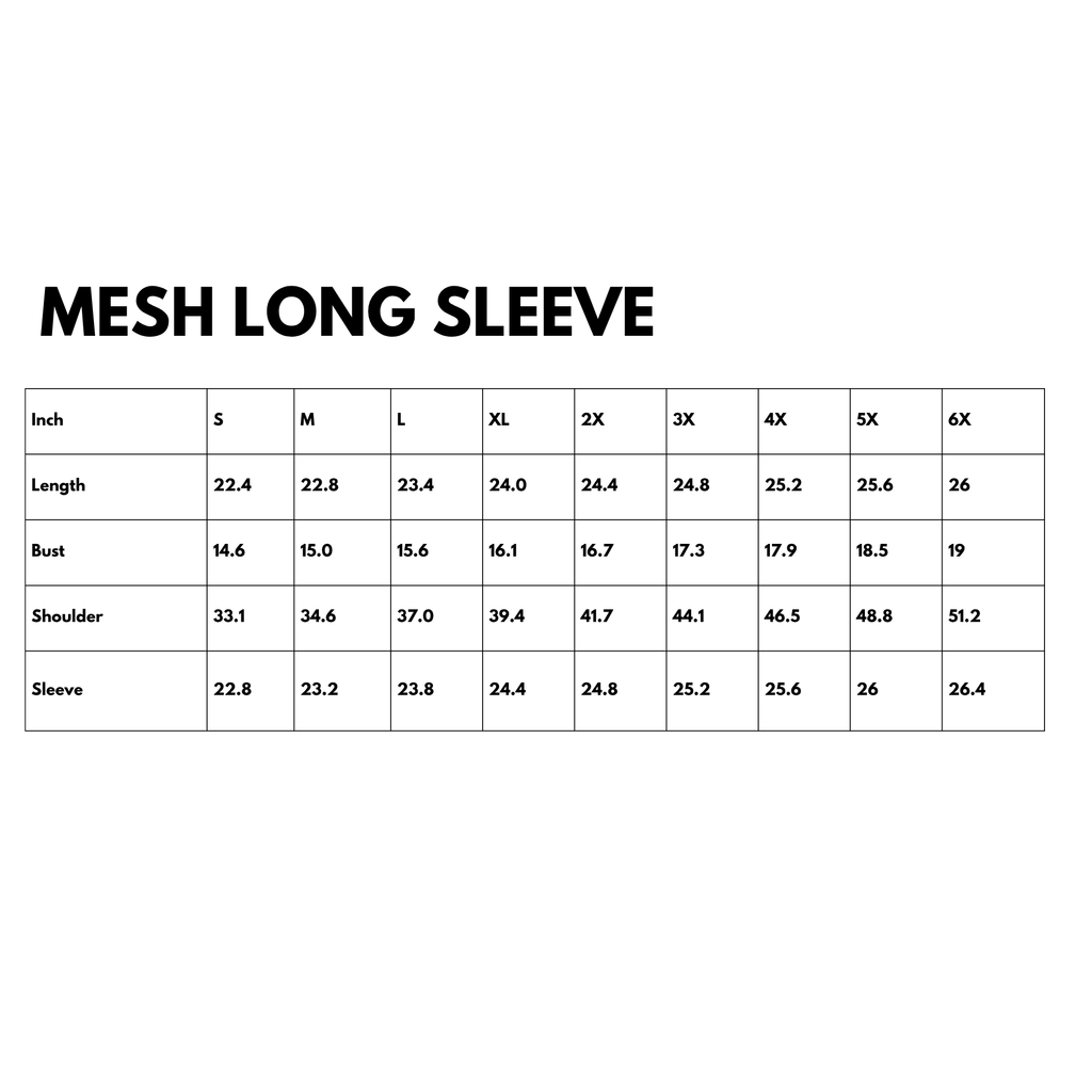 BUTTON MESH LONG SLEEVE