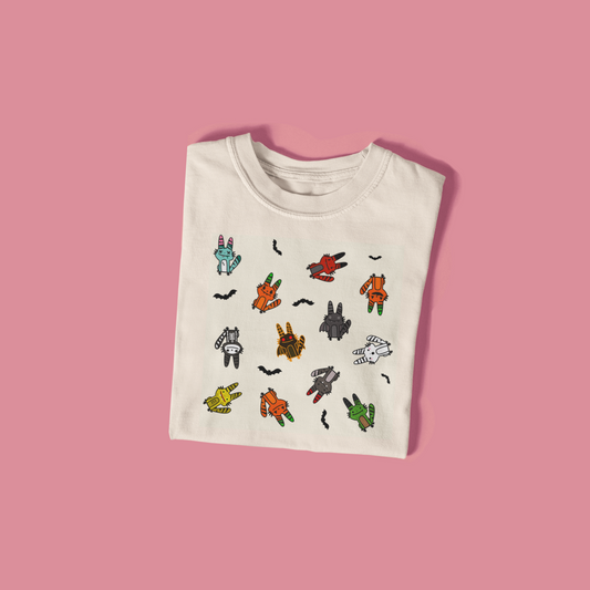 LOTHAL-O-WEEN COSTUME CAT PATTERN TEE