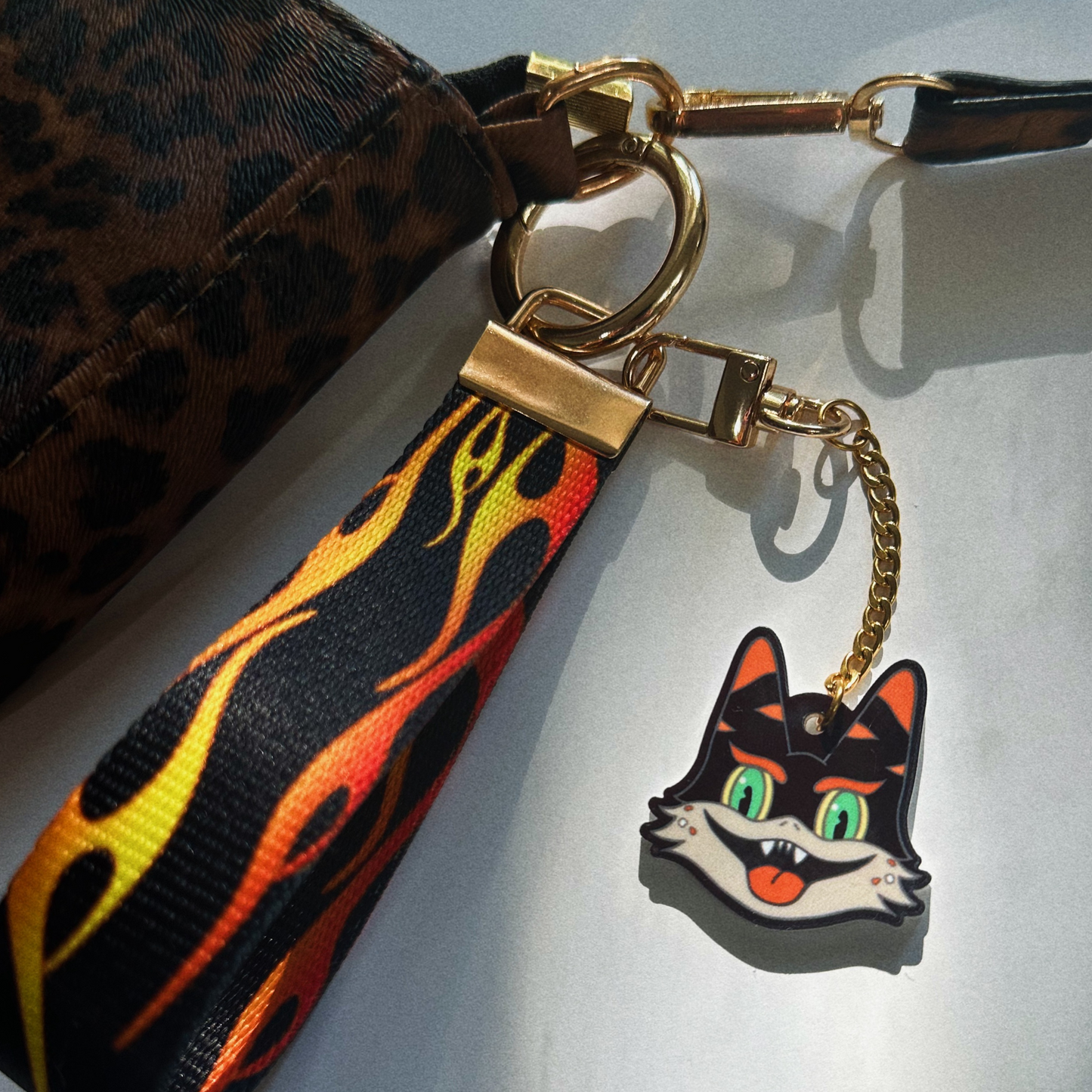 LOTHALOWEEN CAT BAG CHARM + STRAP