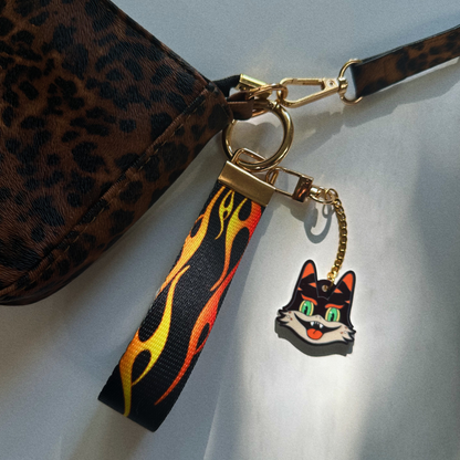 LOTHALOWEEN CAT BAG CHARM + STRAP