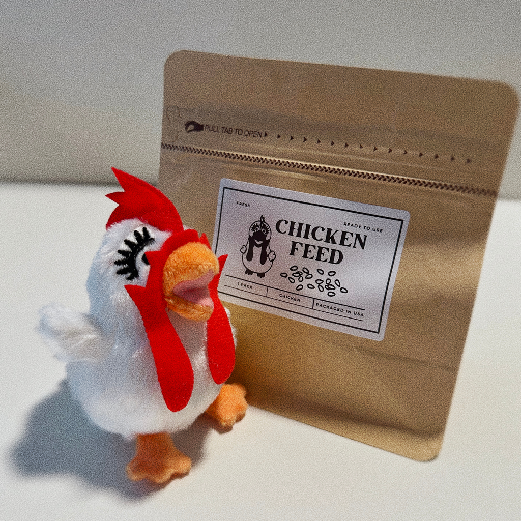 CHICKEN PLUSH KEYCHAIN