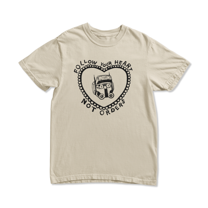 IVORY FOLLOW HEART TEE