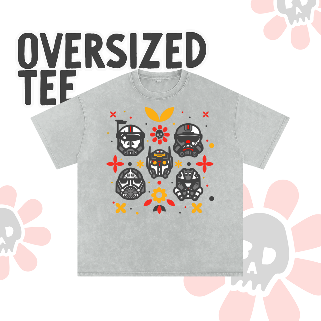 BATCH OF FLOWERS OVERSIZED TEE
