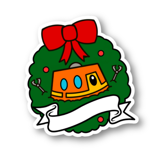 CHOP WREATH STICKER