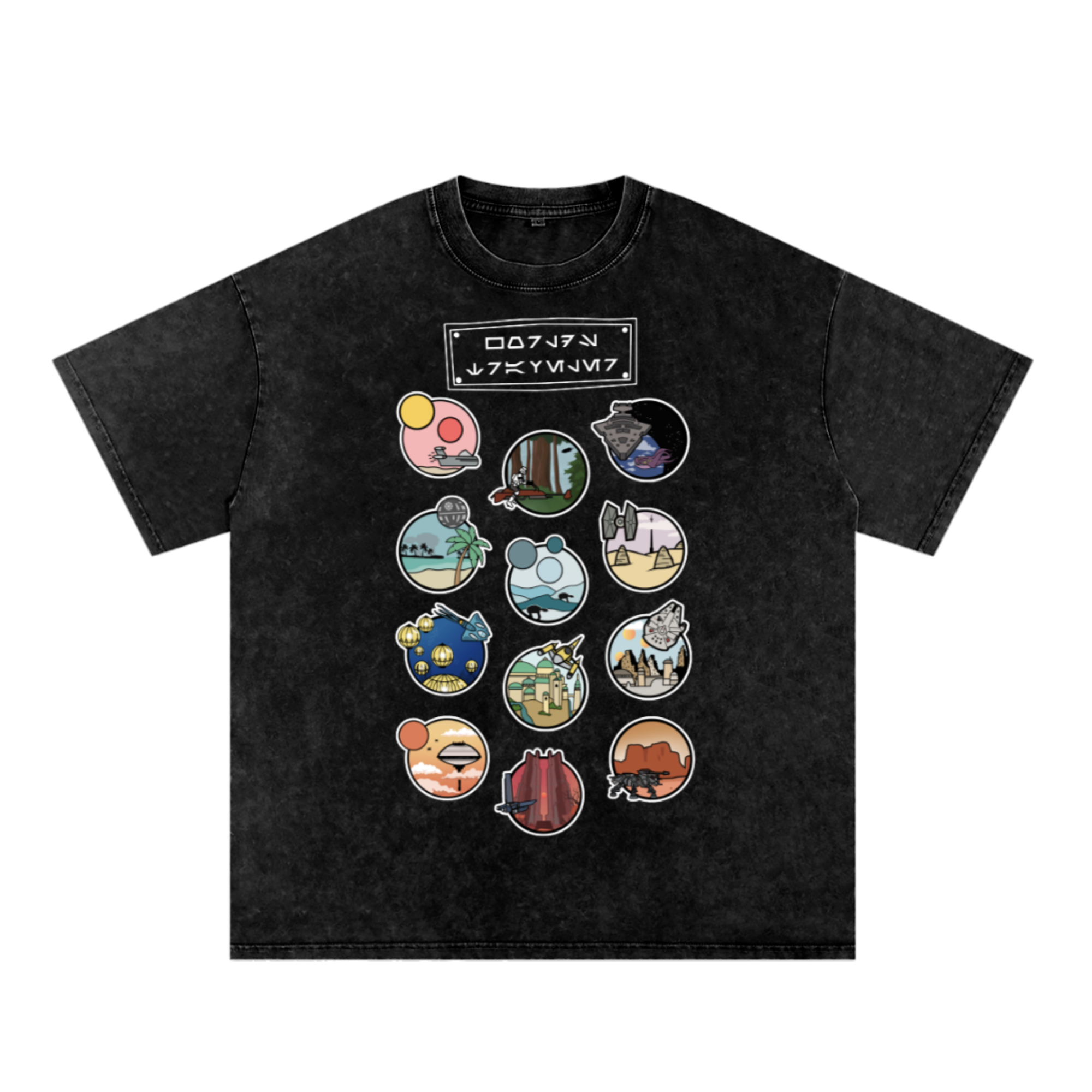 WORLDS TRAVELER MINERAL WASH TEE