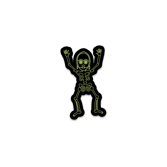 SKELLY THREEP STICKER