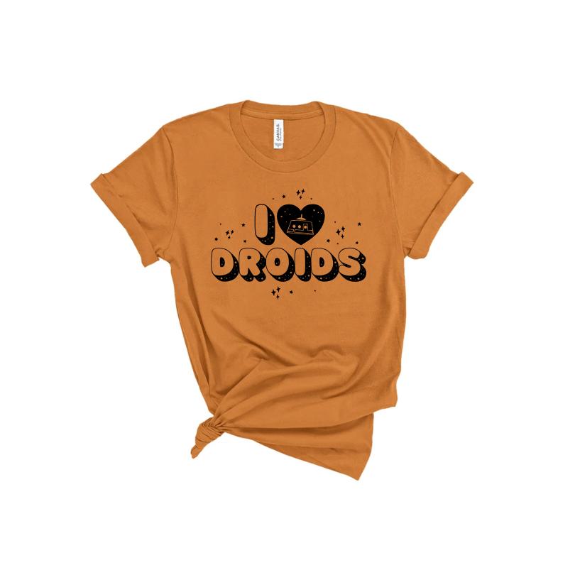 I LOVE DROIDS (CHOPPER HEART) TEE
